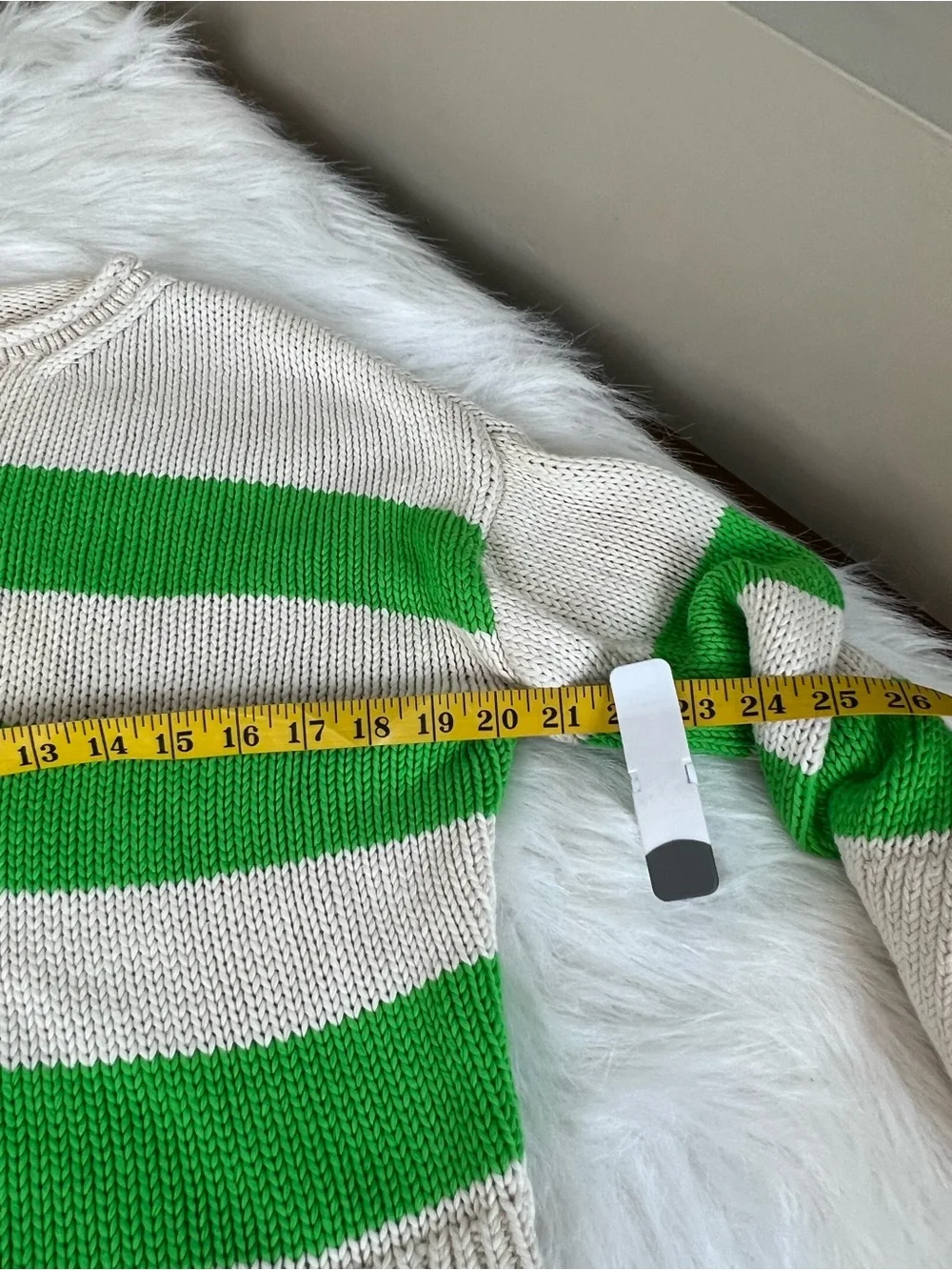 Banana Republic Striped Cotton Roll Neck Knit Sweater XS